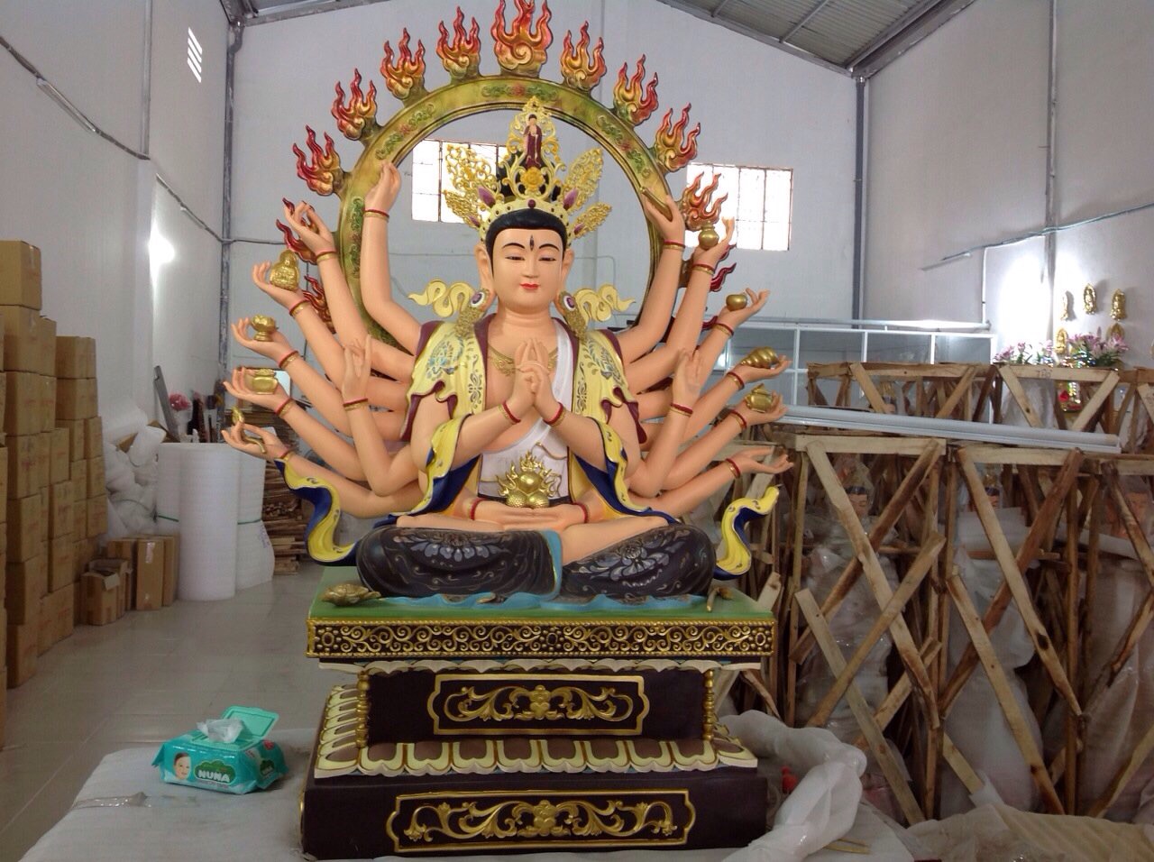 Tượng Phật Chuẩn Đề 1m2 (4131)